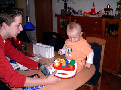 Mein Bruder Marcus und Neffe Raven
